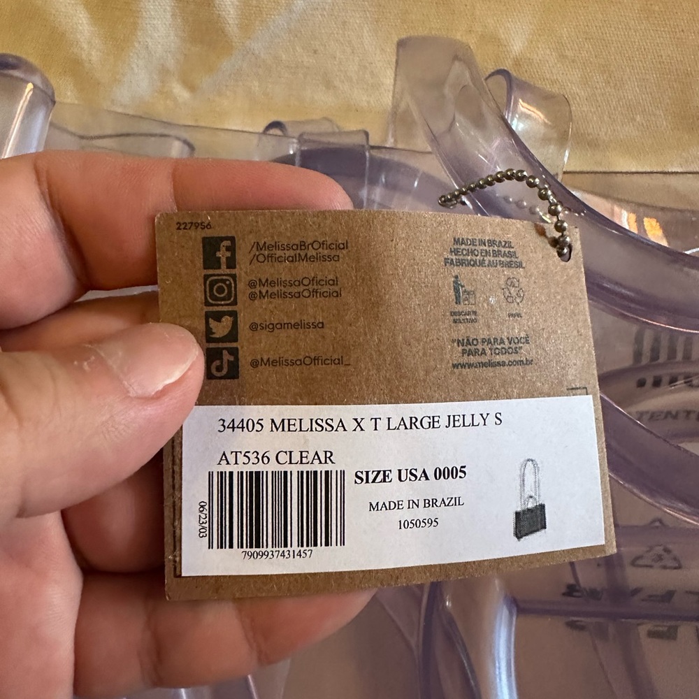 Melissa x Telfar Large Jelly Shopper - Clear - Picture 13 of 15